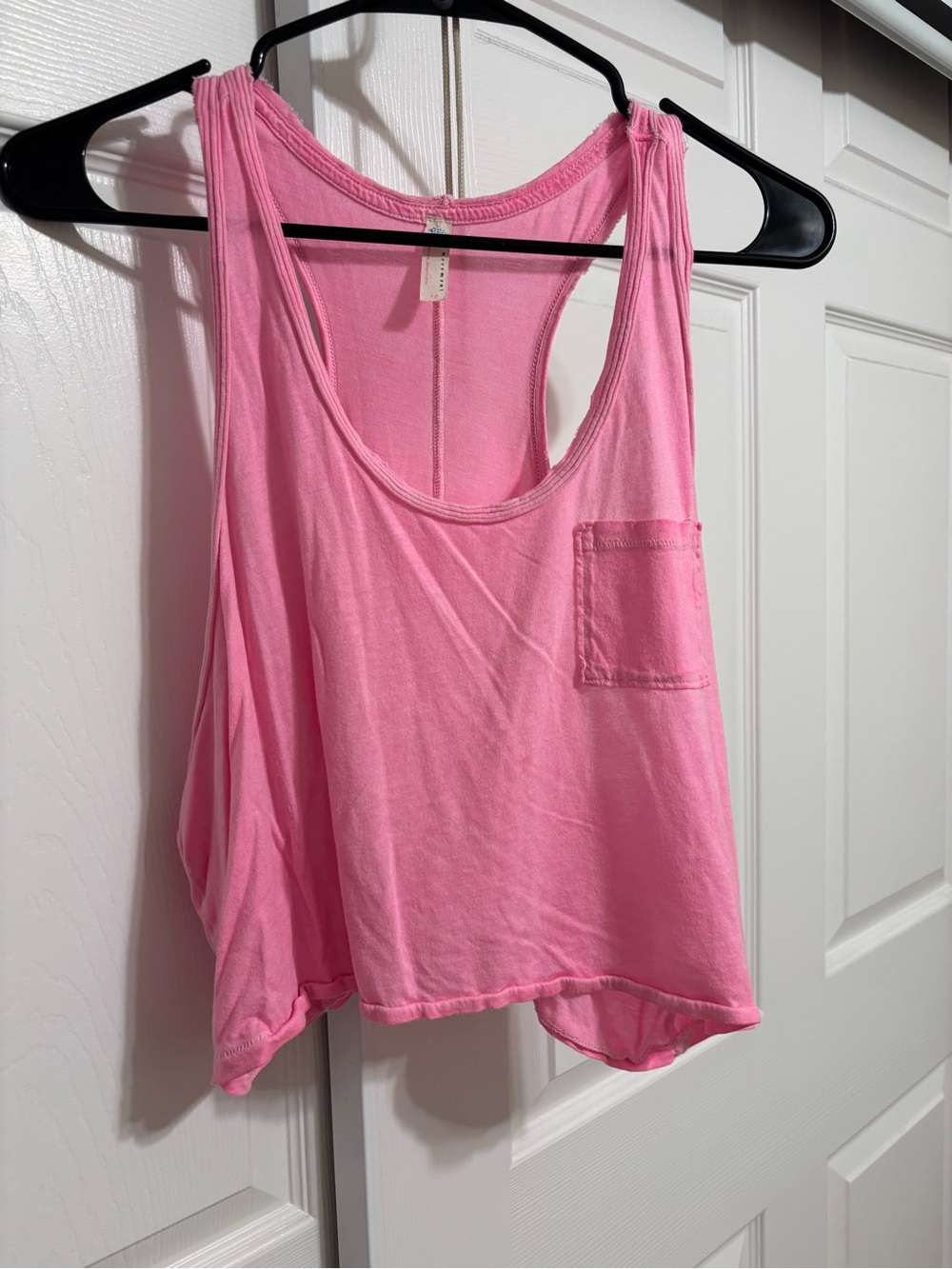 Free People Movement Hot Pink Tank Top with Pocket